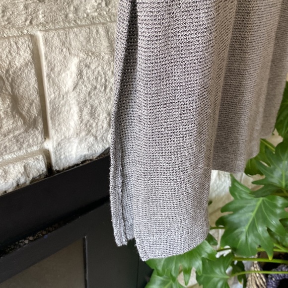 🩶Zara Long Sleeve Waffle Weave Top - Large - Picture 4 of 6